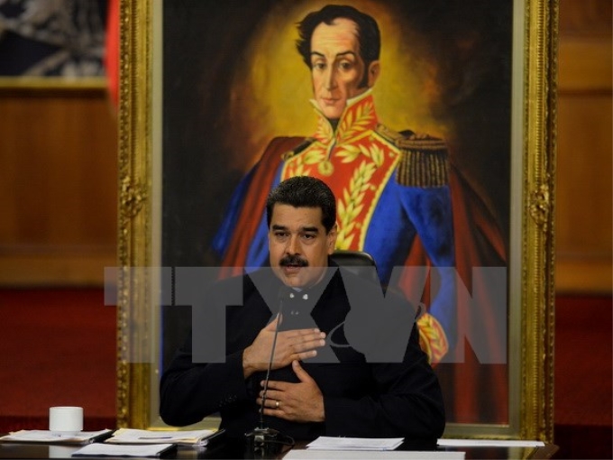 Tổng thống Venezuela Nicolas Maduro. (Nguồn: AFP/TTXVN)